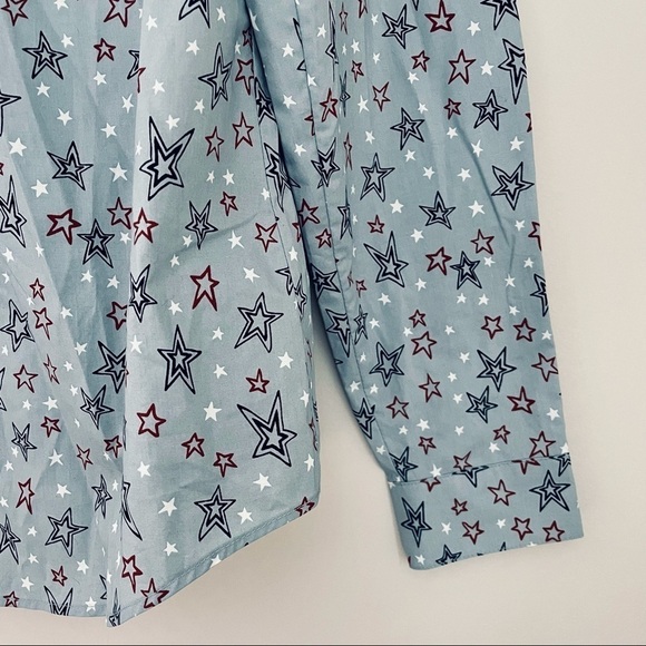 NWT Boden The Classic Shirt Top Cotton Buttondown Pebble Sketchy Star 12 - Picture 2 of 9